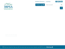 Tablet Screenshot of ibpsa.com