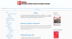 Desktop Screenshot of ibpsa.org